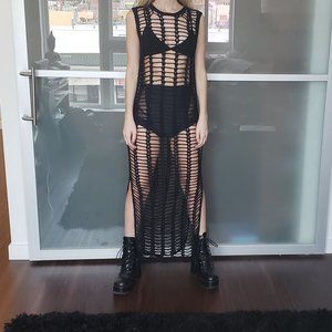 Knitted Crochet Dress
